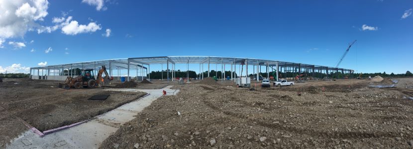 Panoramic View of HQ Steel Framework 7-23-20