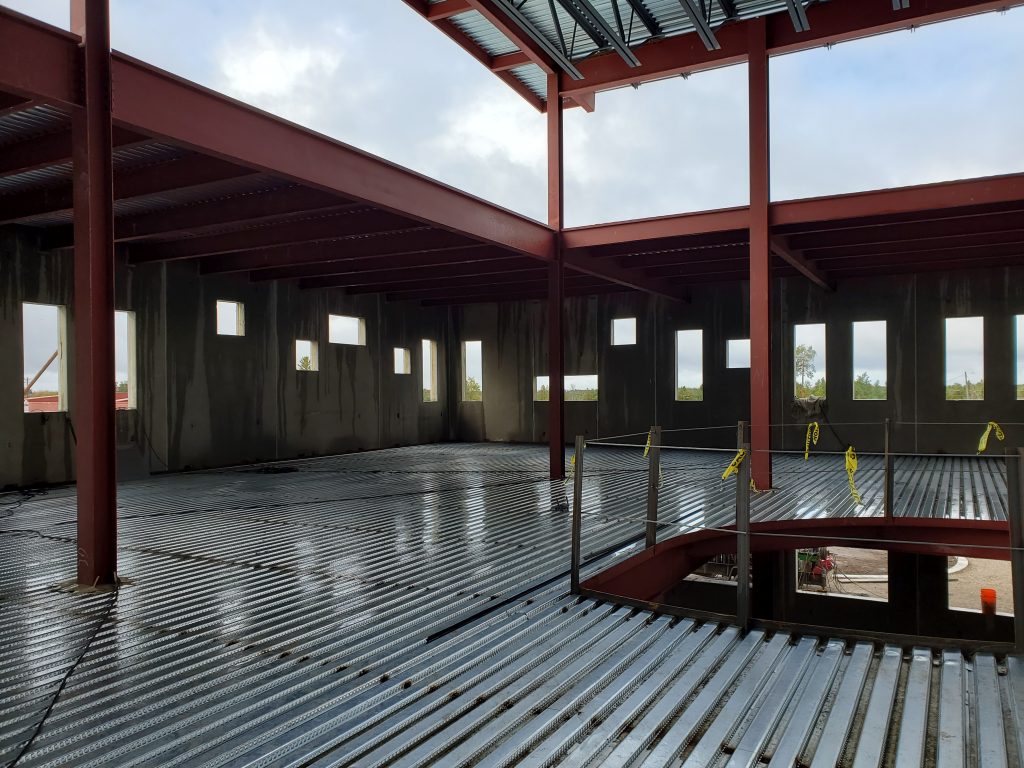 Second floor of office